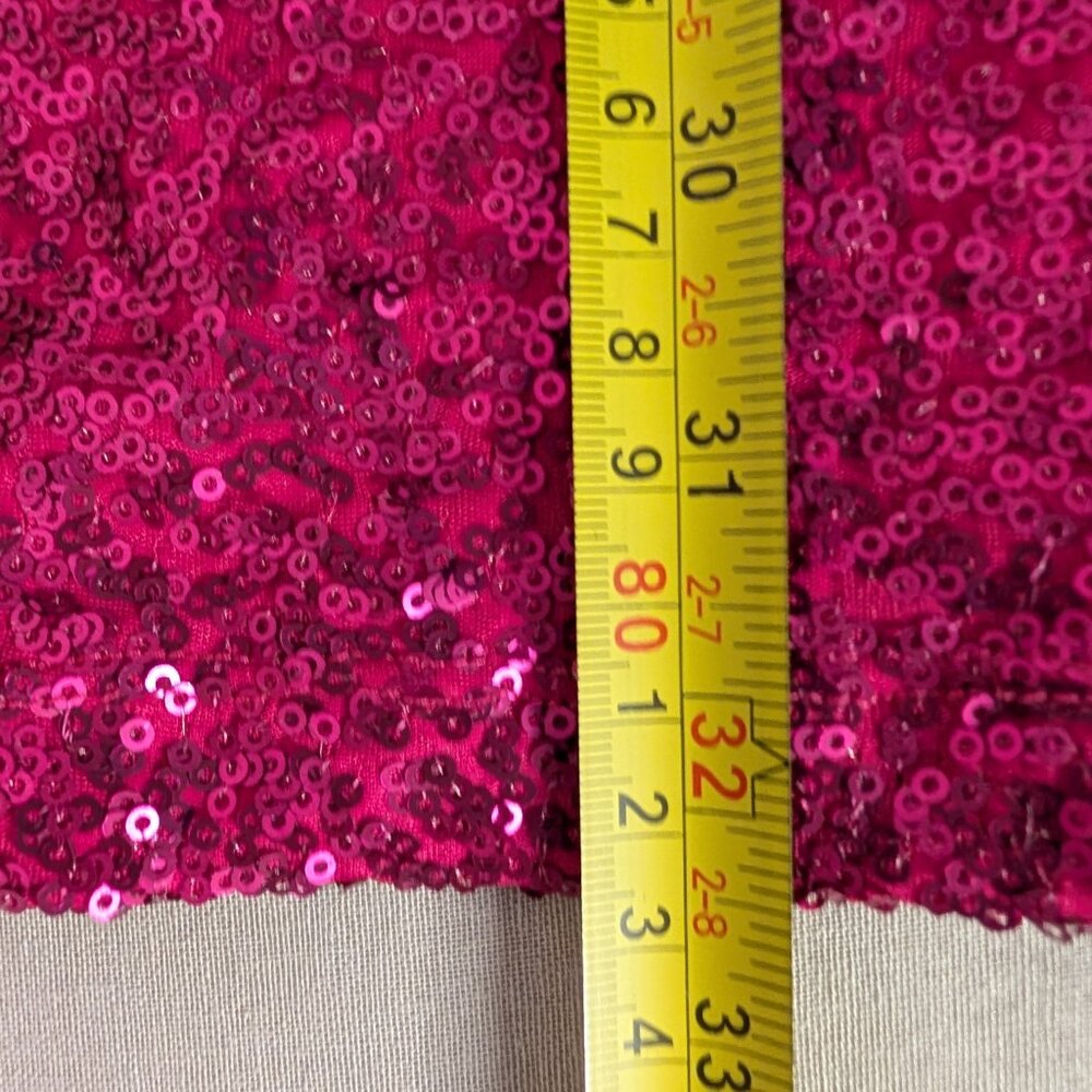 Barbiecore Hot Pink Belle du Jour Sequin Dress Size Medium - Picture 7 of 10